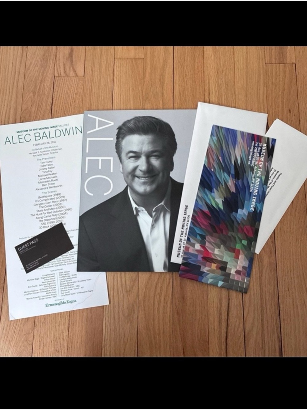 RARE. ALEC BALDWIN, 
MUSEUM OF THE MOVING IMAGE, FEBRUARY 28, 2011, Bundle
